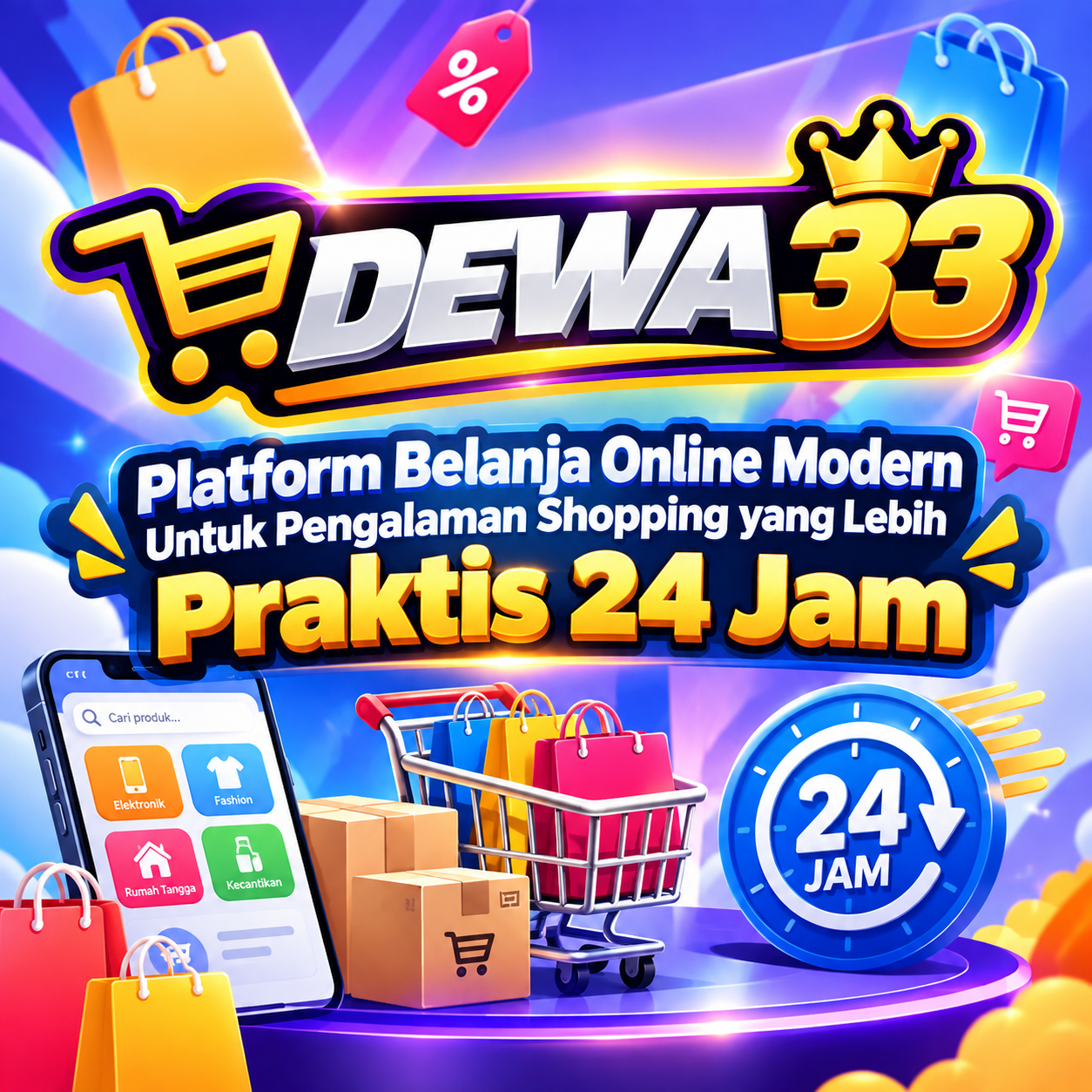 DEWA33: Platform Belanja Online Modern Untuk Pengalaman Shopping yang Lebih Praktis 24 Jam by Hey siriusly